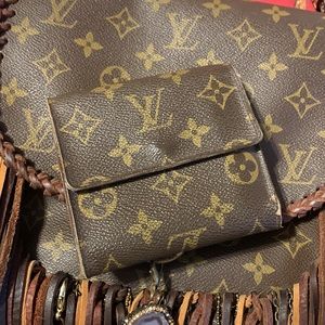 Boho vintage Louis Vuitton wallet belt bag/crossbody